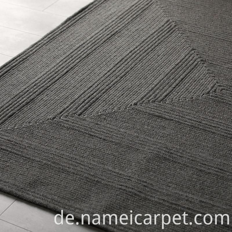 Wool Braided Living Room Rug